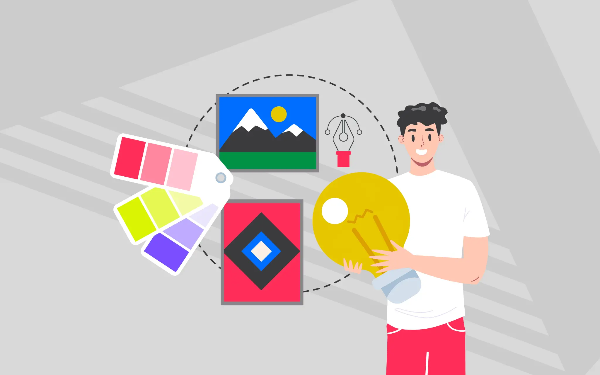 الفرق بين الهوية البصرية والعلامة التجارية